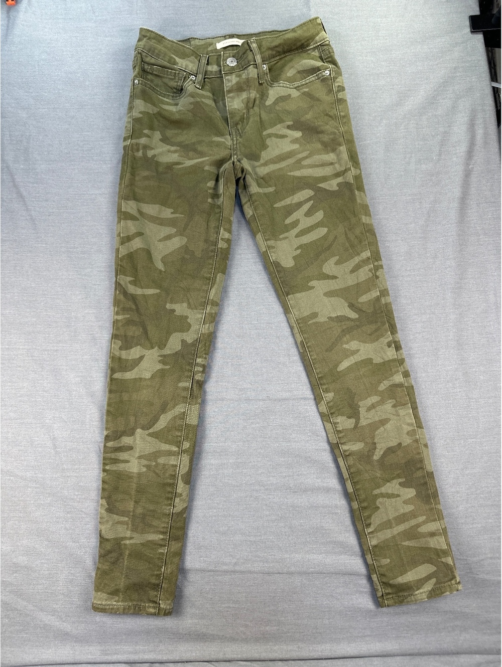 Levi's Women Jeans 711 Skinny Ankle 24 Camo Stretch